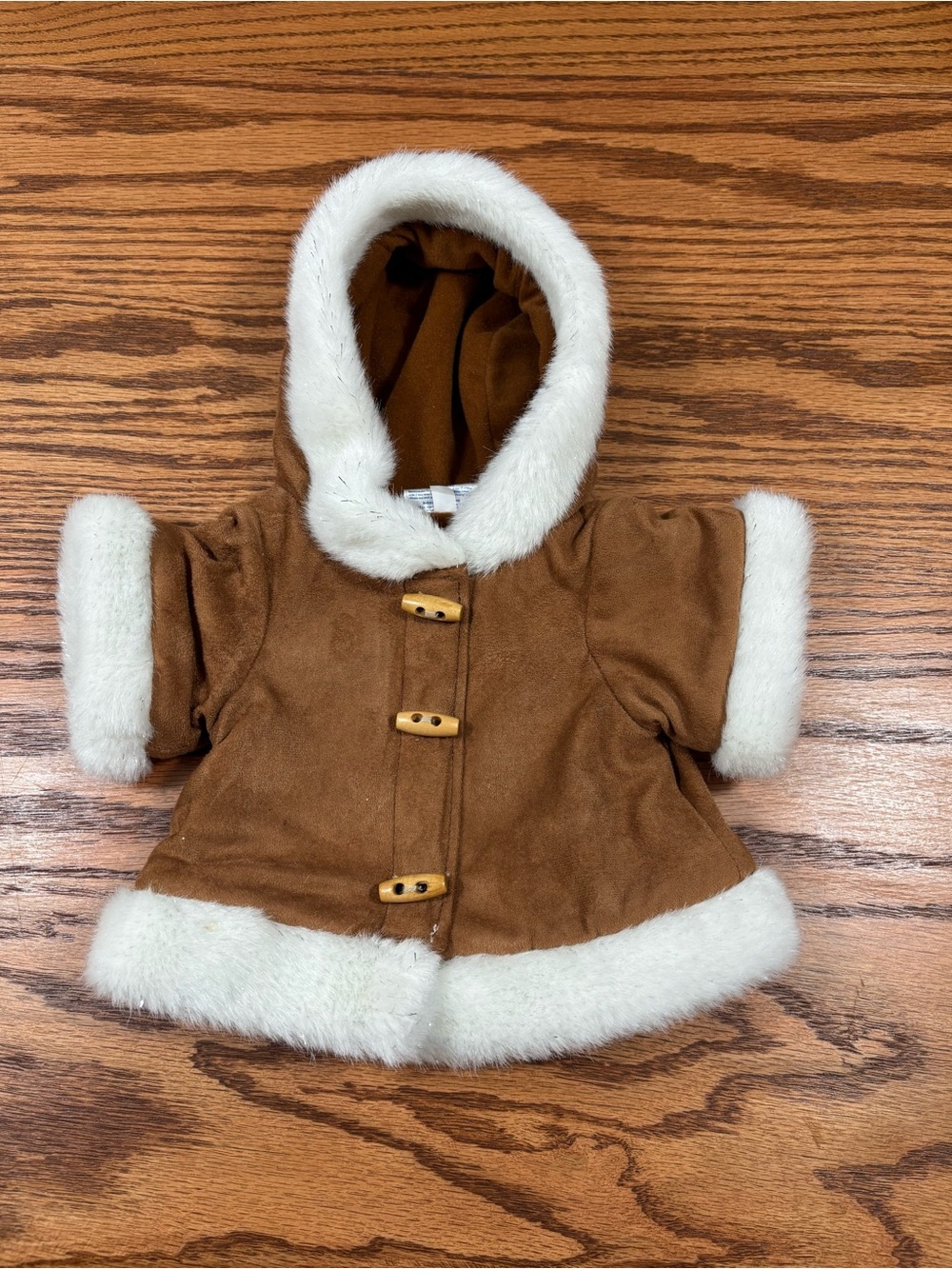 Build a Bear BABW Arctic Eskimo Fisherman Faux Suede White Trim